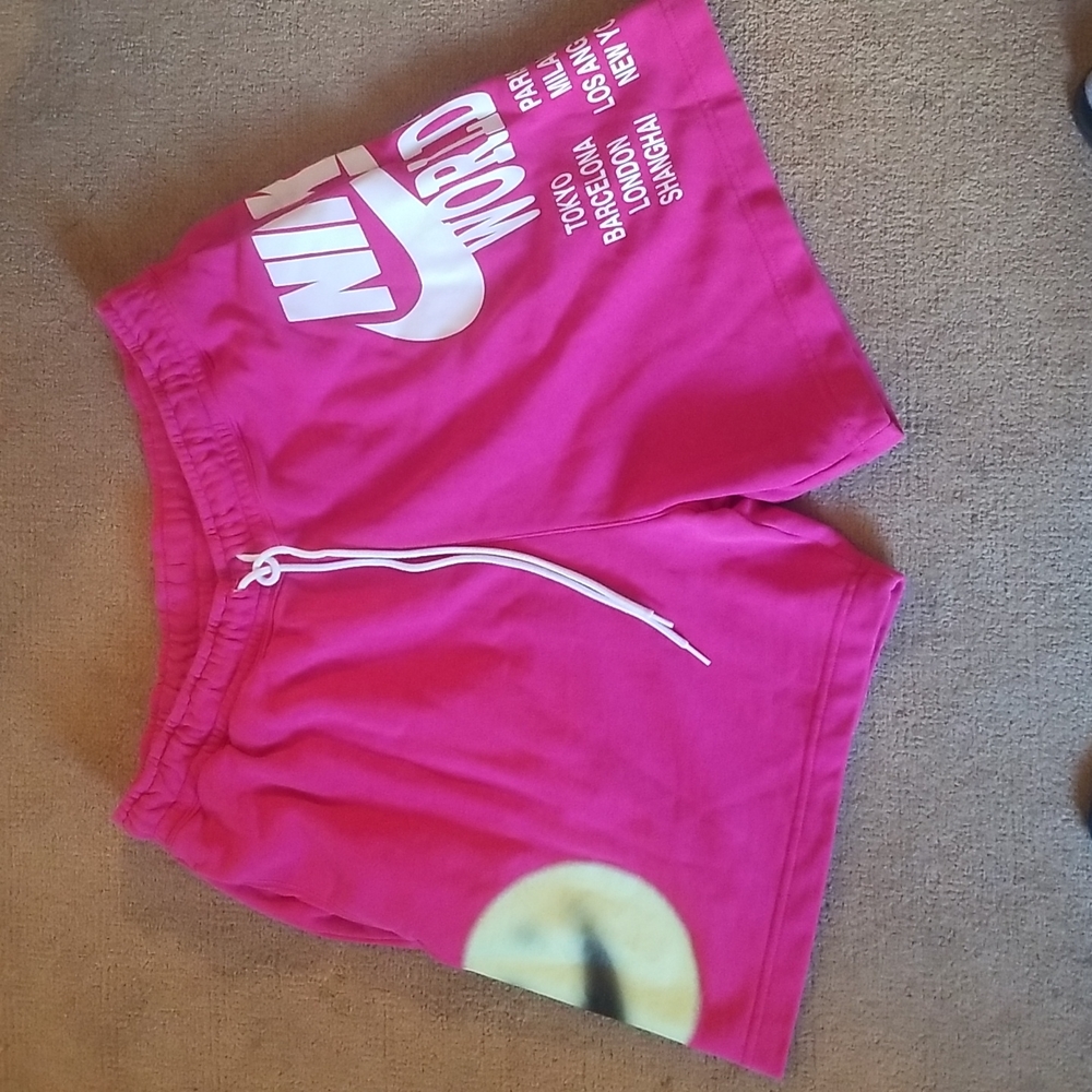 Nike world tour hot pink shorts